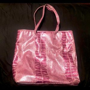 Gianni Purple Faux Leather Purse